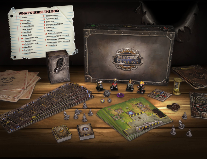 The game comes with a lot of things.